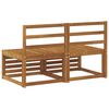 vidaXL 2 Pi&egrave;ce Sofa de milieu ext&eacute;rieur Bois d'Acacia Massif Naturel