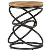 vidaXL Table d'appoint 40x40x52 cm Bois de manguier massif brut