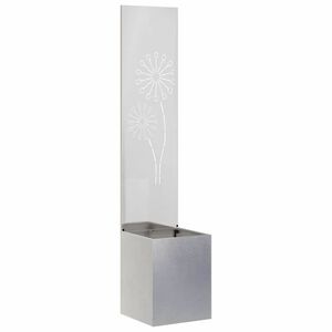 vidaXL &Eacute;cran de confidentialit&eacute; de jardin Fretwork Argent 32 x 150 cm