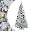 vidaXL Sapin de No&euml;l Artificiel &agrave; Branches Articul&eacute;es Blanc 210 cm