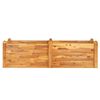 vidaXL Lit sur&eacute;lev&eacute; de jardin 160x60x44 cm bois massif d'acacia