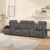 vidaXL Fauteuil de massage inclinable avec porte-gobelets 4 places