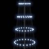 vidaXL Arbre de No&euml;l LED Blanc froid 100,5 x 100,5 x 302,5 cm M&eacute;tal