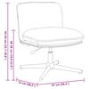vidaXL Chaise pivotante de bureau beige boucl&eacute; comme de la laine tissu