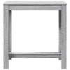 vidaXL Table de bar sonoma gris 102x50x103,5 cm bois d'ing&eacute;nierie