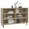 vidaXL Buffet chêne sonoma 103,5x35x70 cm bois d'ingénierie