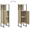 vidaXL Armoire de salle de bain ch&ecirc;ne sonoma 33x33x120,5 cm