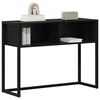 vidaXL Table d'appoint Chêne noir 100 x 36 x 75 cm Bois d'ingénierie