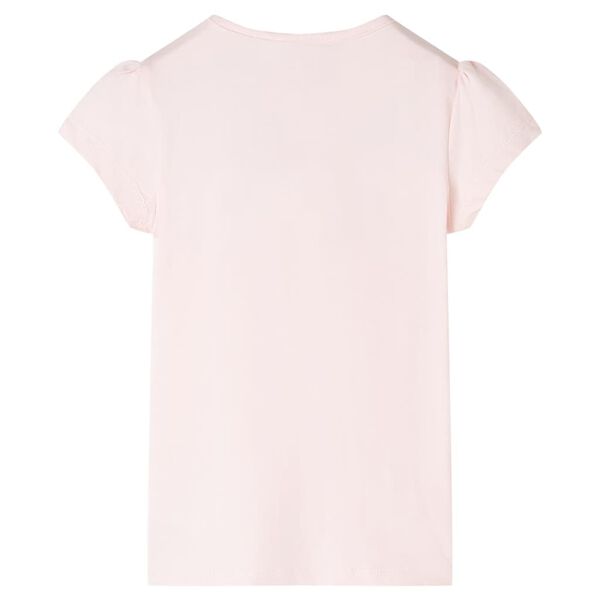 T-shirt pour enfants rose p&acirc;le 116