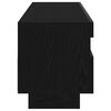 vidaXL Meuble TV Ch&ecirc;ne noir 100 x 35 x 40 cm Bois d'ing&eacute;nierie