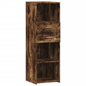 vidaXL Buffet haut ch&ecirc;ne fum&eacute; 40x42,5x124 cm bois d'ing&eacute;nierie