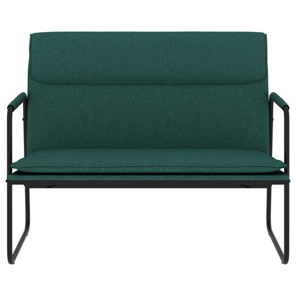 vidaXL Banc Vert fonc&eacute; 100x64x80 cm Tissu