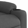vidaXL Fauteuil de massage inclinable Gris fonc&eacute; Tissu