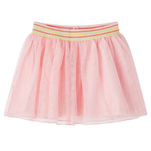 Jupe avec tulle pour enfants rose clair 140