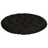 vidaXL Coussin de chaise Papasan VIANEN 100 % polyester Noir