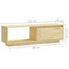 vidaXL Meuble TV 110x30x33,5 cm Bois de pin massif