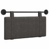 vidaXL T&ecirc;te de lit suspendue Noir PU antique