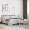 vidaXL Cadre de lit sans matelas sonoma gris 200x200 cm