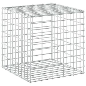 vidaXL Gabion avec Fil de 3,5 mm et Maille de 5x10 cm 50x50x50 cm