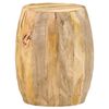 vidaXL Tabouret tambour Bois de manguier solide