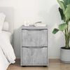 vidaXL Armoire de rangement Gris b&eacute;ton 40 x 48 x 57 cm