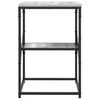 vidaXL Table d'appoint Gris Sonoma 41 x 40 x 60 cm