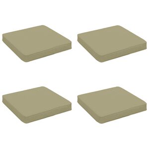 vidaXL Coussins de si&egrave;ge 4 pi&egrave;ces VUGHT 4 pcs 100 % polyester