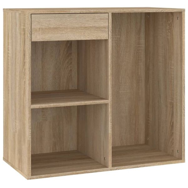 vidaXL Armoire cosm&eacute;tique Ch&ecirc;ne sonoma 80x40x75 cm Bois d'ing&eacute;nierie