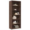 vidaXL Buffet haut chêne marron 70x41x185 cm bois d'ingénierie
