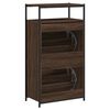 vidaXL Armoire à chaussures chêne marron 60x34x112cm bois d'ingénierie