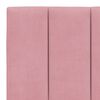 vidaXL Coussin de t&ecirc;te de lit Hanko rose 160 cm velours
