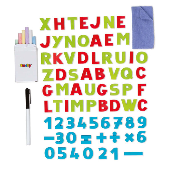 Smoby Planche à dessin pour enfants Turquoise et jaune