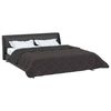 vidaXL Duvet complet toute l'ann&eacute;e Matelass&eacute; Anthracite 220 x 260 cm