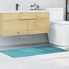 vidaXL Tapis de bain antidérapant Turquoise 70 x 120 cm PP