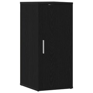 vidaXL Armoire &agrave; chaussures ch&ecirc;ne noir 32x35x70 cm bois ing&eacute;nierie