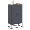 vidaXL Buffet haut anthracite 68,5x38,5x123,5 cm acier
