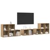 vidaXL Ensemble de meubles TV 8 pcs Chêne artisanal Bois d'ingénierie