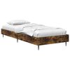 vidaXL Cadre de lit Ch&ecirc;ne fum&eacute; 80 x 200 cm Bois d'ing&eacute;nierie