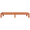 vidaXL Cadre de lit sans matelas cire marron 100x200cm bois pin massif