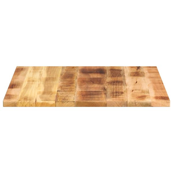 vidaXL Dessus de table 70x70x2,5 cm carr&eacute; bois massif de manguier brut