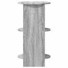 vidaXL Meuble d'appoint Gris Sonoma 40 x 40 x 75 cm Bois d&rsquo;ing&eacute;nierie