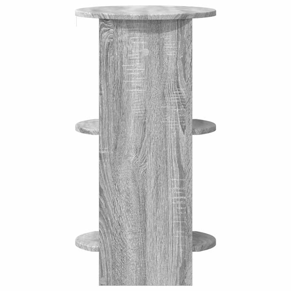 vidaXL Meuble d'appoint Gris Sonoma 40 x 40 x 75 cm Bois d&rsquo;ing&eacute;nierie