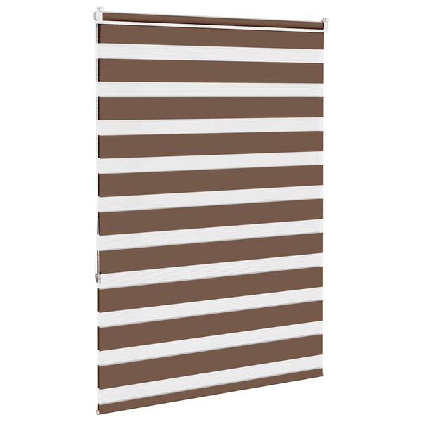 vidaXL Store z&egrave;bre marron 100x150 cm largeur du tissu 95,9cm polyester