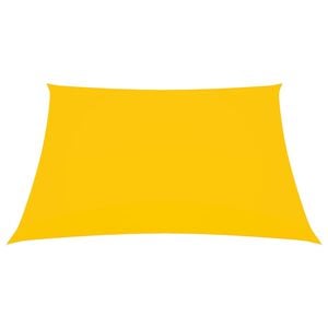 vidaXL Voile de parasol tissu oxford carr&eacute; 2,5x2,5 m jaune