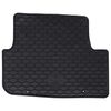 vidaXL Tapis de voiture 4 pcs Noir Caoutchouc