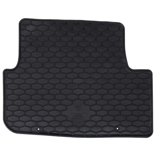 vidaXL Tapis de voiture 4 pcs Noir Caoutchouc