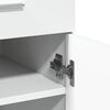 vidaXL Buffet blanc 80x42,5x93 cm bois d'ingénierie