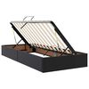 vidaXL Lit de Rangement Noir 200 x 200 cm Cuir synth&eacute;tique