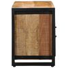 vidaXL Meuble TV 100x30x40 cm bois massif de manguier brut