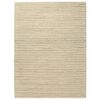 vidaXL Tapis Laine et chanvre 140 x 200 cm Naturel/Blanc